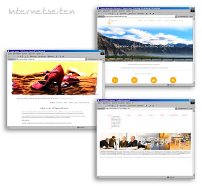 Webseiten Internetseiten Beispiele